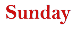 Sunday